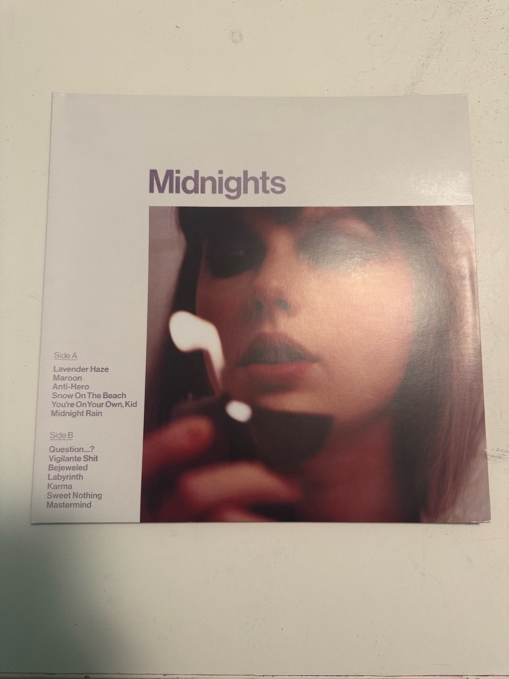 Taylor Swift "Midnights" Vinyl LP - Lavender Cover Art